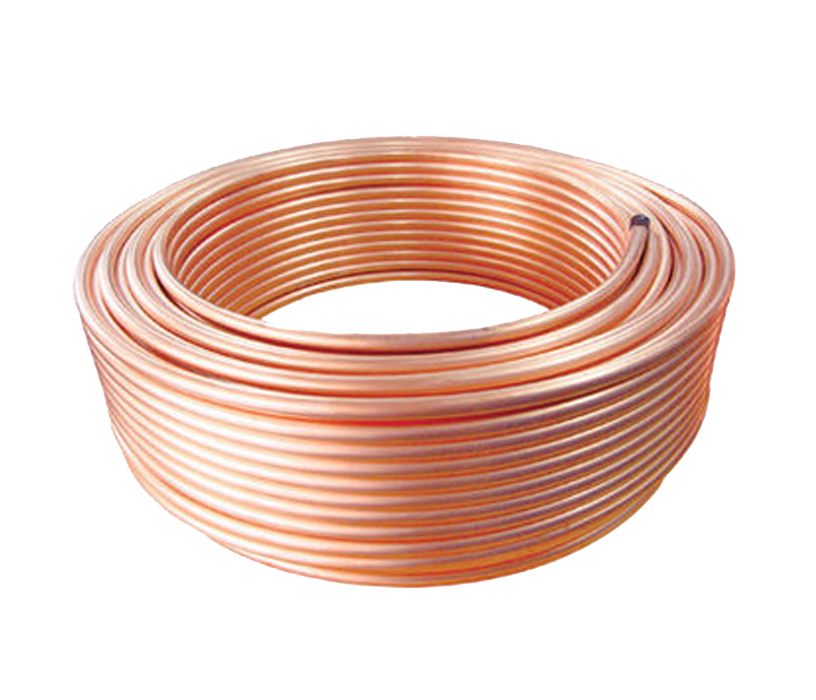 Plastic coated copper water pipe